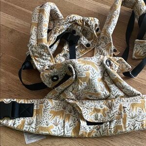 Tula Cream and Tan Animal Print Carrier